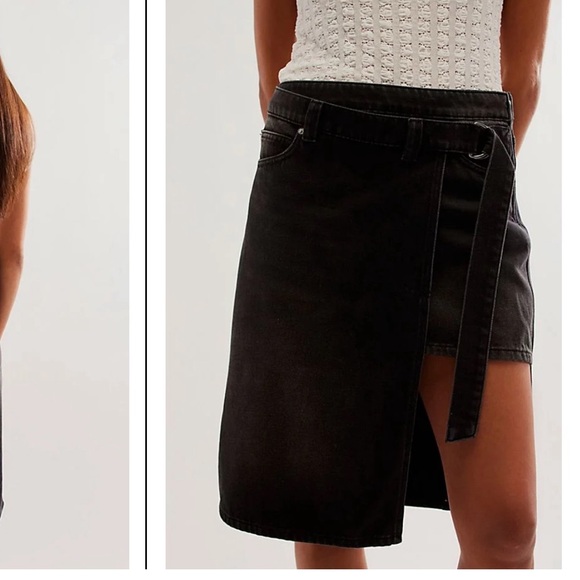 We the free on tour denim skirt - Picture 1 of 10
